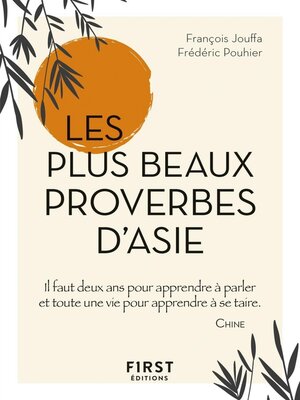 cover image of Les plus beaux proverbes d'Asie--Petit livre